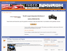 Tablet Screenshot of ivecoforums.com